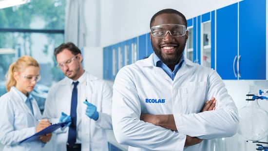 Ecolab expert in a lab