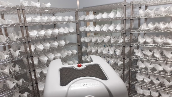 Bioquell machine decontaminates N95 masks